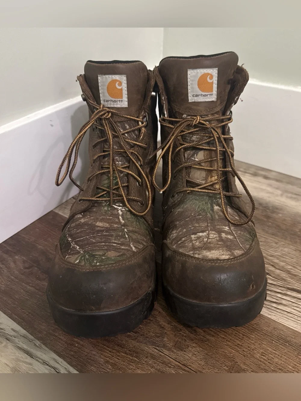 Carhartt Men's Leather Steel Toe Work/Outdoor Flex Boots  - Sz. 11